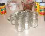 clean jars waiting