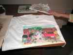 Westfield on a shirt