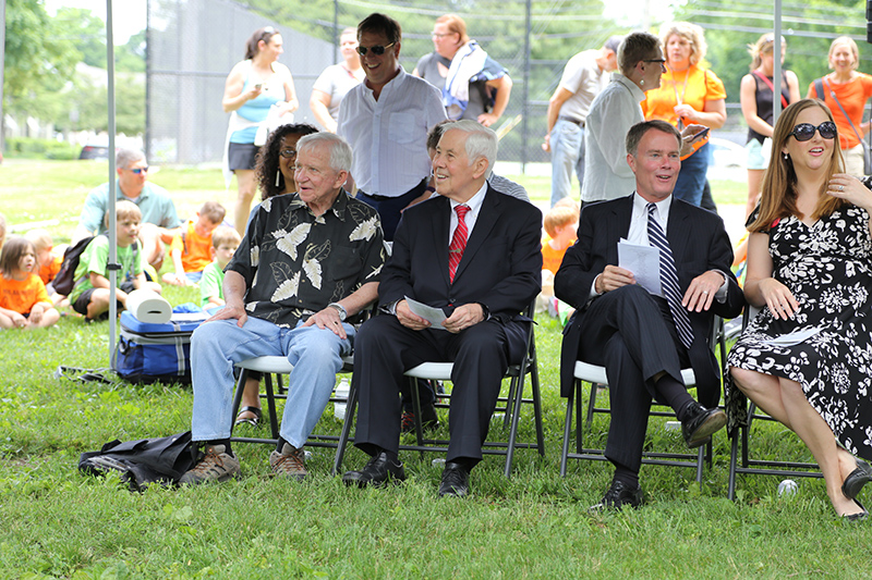 Dan Wakefield, Dick Lugar, Joe Hogsett, Linda Broadfoot